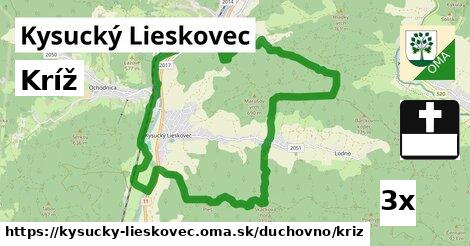 Kríž, Kysucký Lieskovec