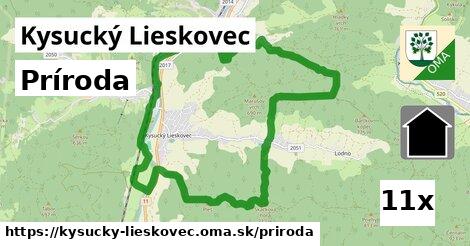 príroda v Kysucký Lieskovec