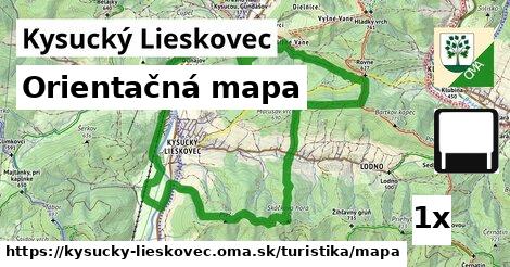 Orientačná mapa, Kysucký Lieskovec