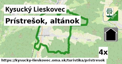 Prístrešok, altánok, Kysucký Lieskovec