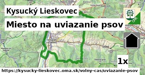 Miesto na uviazanie psov, Kysucký Lieskovec