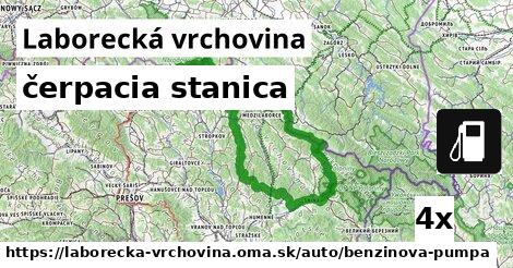 čerpacia stanica, Laborecká vrchovina