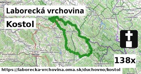 Kostol, Laborecká vrchovina