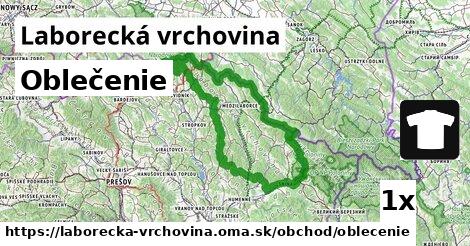 Oblečenie, Laborecká vrchovina