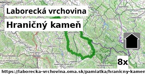 Hraničný kameň, Laborecká vrchovina