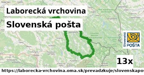 Slovenská pošta, Laborecká vrchovina