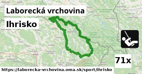 Ihrisko, Laborecká vrchovina