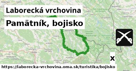 Pamätník, bojisko, Laborecká vrchovina