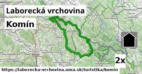 Komín, Laborecká vrchovina