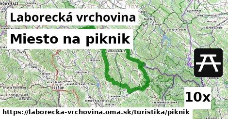 Miesto na piknik, Laborecká vrchovina