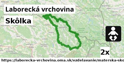 Skôlka, Laborecká vrchovina