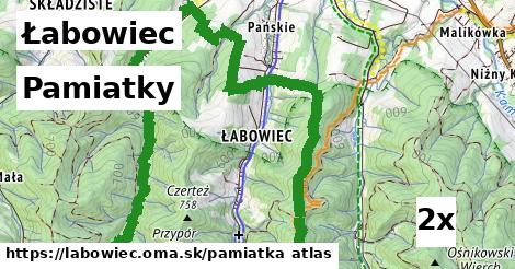 pamiatky v Łabowiec