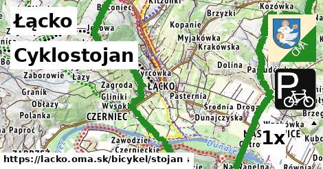 Cyklostojan, Łącko