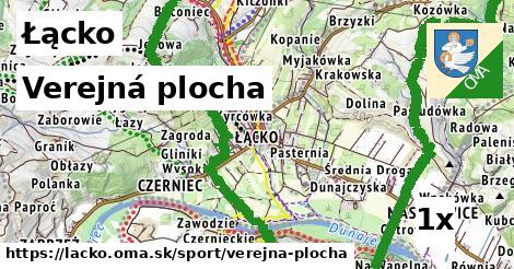 verejná plocha v Łącko