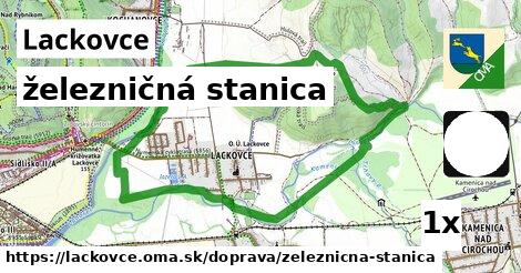 železničná stanica, Lackovce