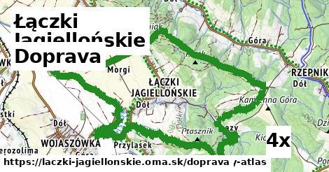 doprava v Łączki Jagiellońskie