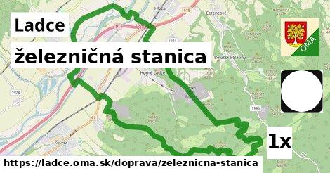 železničná stanica, Ladce