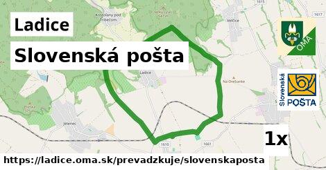 Slovenská pošta, Ladice