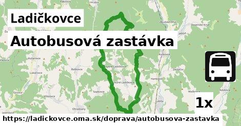 Autobusová zastávka, Ladičkovce