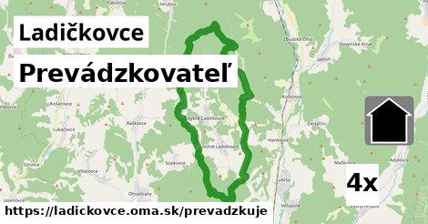 prevádzkovateľ v Ladičkovce