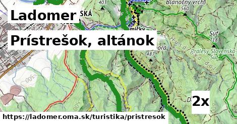 Prístrešok, altánok, Ladomer