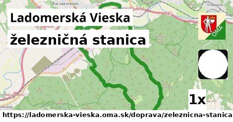 železničná stanica, Ladomerská Vieska