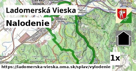 nalodenie v Ladomerská Vieska