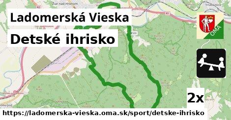 Detské ihrisko, Ladomerská Vieska