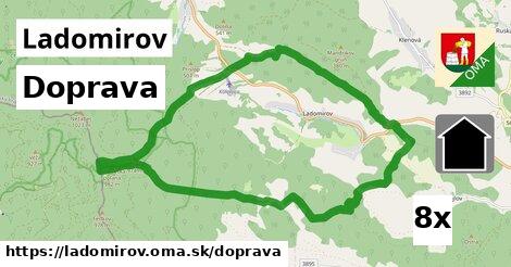 doprava v Ladomirov