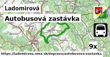 Autobusová zastávka, Ladomirová