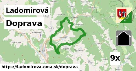 doprava v Ladomirová