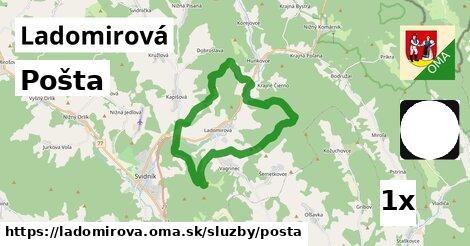 pošta v Ladomirová