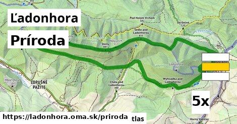 príroda v Ľadonhora