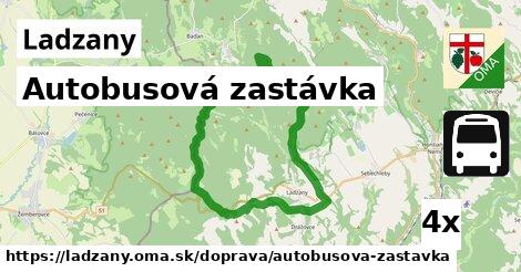 Autobusová zastávka, Ladzany