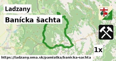 banícka šachta v Ladzany