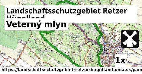 Veterný mlyn, Landschaftsschutzgebiet Retzer Hügelland