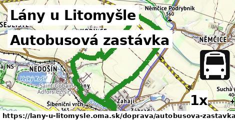 Autobusová zastávka, Lány u Litomyšle
