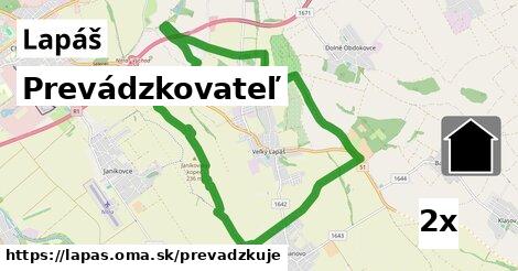 prevádzkovateľ v Lapáš