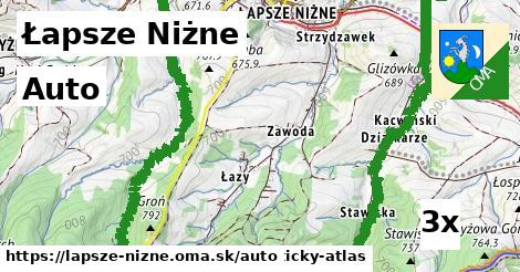 auto v Łapsze Niżne