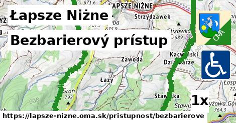 Bezbarierový prístup, Łapsze Niżne