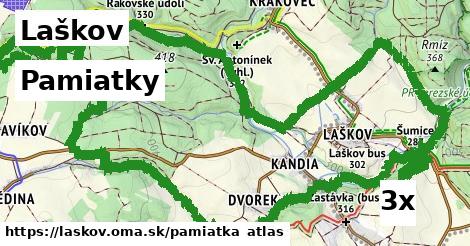 pamiatky v Laškov