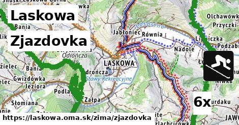 Zjazdovka, Laskowa