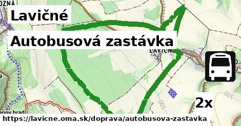 Autobusová zastávka, Lavičné