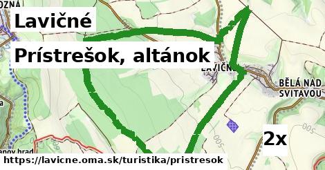 Prístrešok, altánok, Lavičné