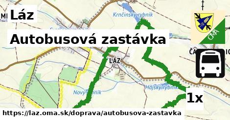 Autobusová zastávka, Láz