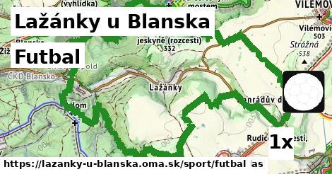 futbal v Lažánky u Blanska