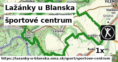 športové centrum v Lažánky u Blanska