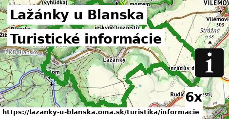 Turistické informácie, Lažánky u Blanska