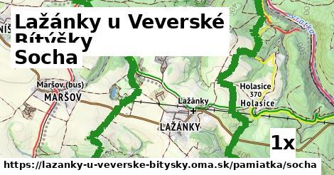 Socha, Lažánky u Veverské Bítýšky