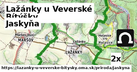 Jaskyňa, Lažánky u Veverské Bítýšky